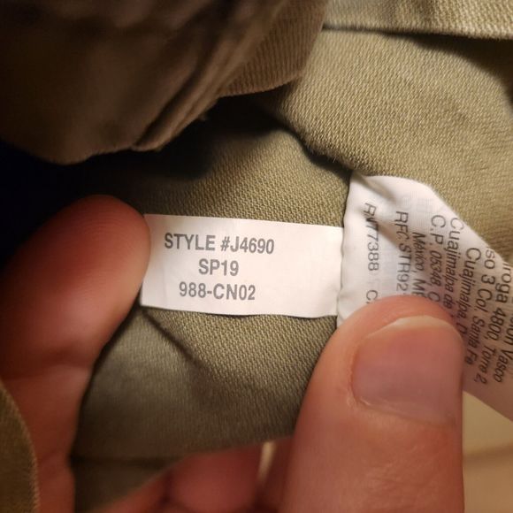 Madewell Field Anorak Size Small Green Jacket Coat Style J4690 F401 - Picture 4 of 5